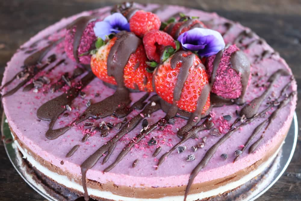 Neapolitan Raw Cake Raw Passion