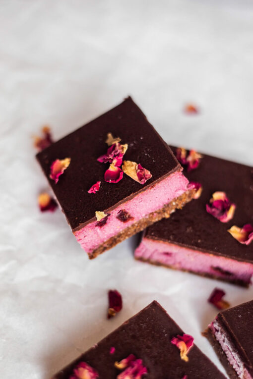 Berry flavoured raw slices Sydney